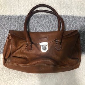 Prada Pelle Cervo Handbag • Cognac